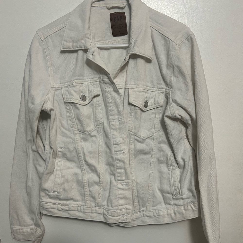 Women’s White Denim Jacket